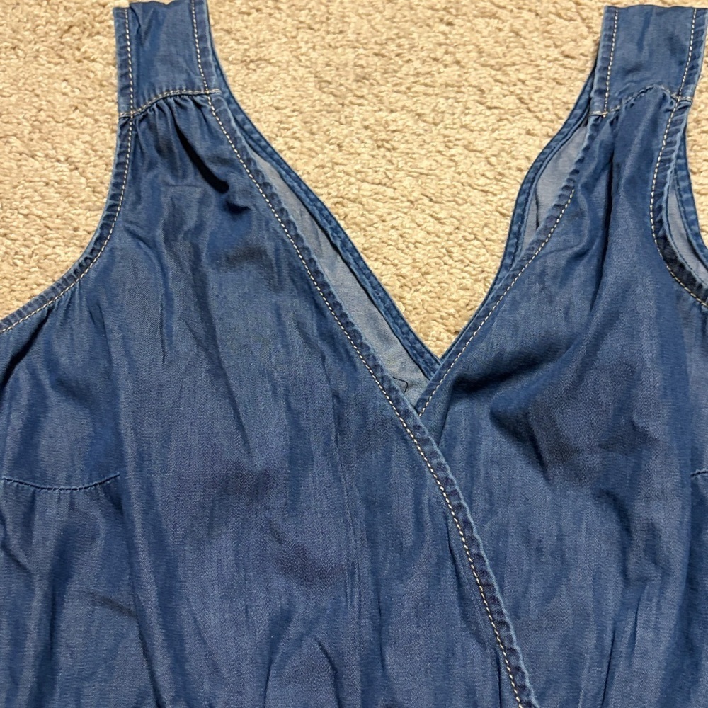 Tommy Hilfiger Denim Wrap Dress Medium - Picture 4 of 7